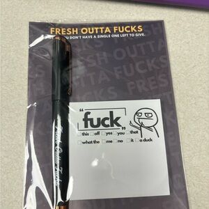 Pen and stickies NWT
